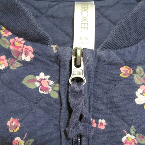 Cherokee quilted bomber jacket sz L girls - Picture 5 of 10